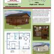 Prairie Cabin Floor Plan - Panelized or Solid Log Ranch Camp Design Package