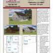 Westerlo House Floor Plan Panelized or Solid Log Cape Cabin Home Design Package